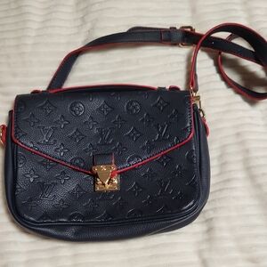 Elegant Navy Designer Shoulder Bag
